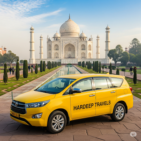 Innova Hycross for Agra Taj Mahal - Hardeep Travels
